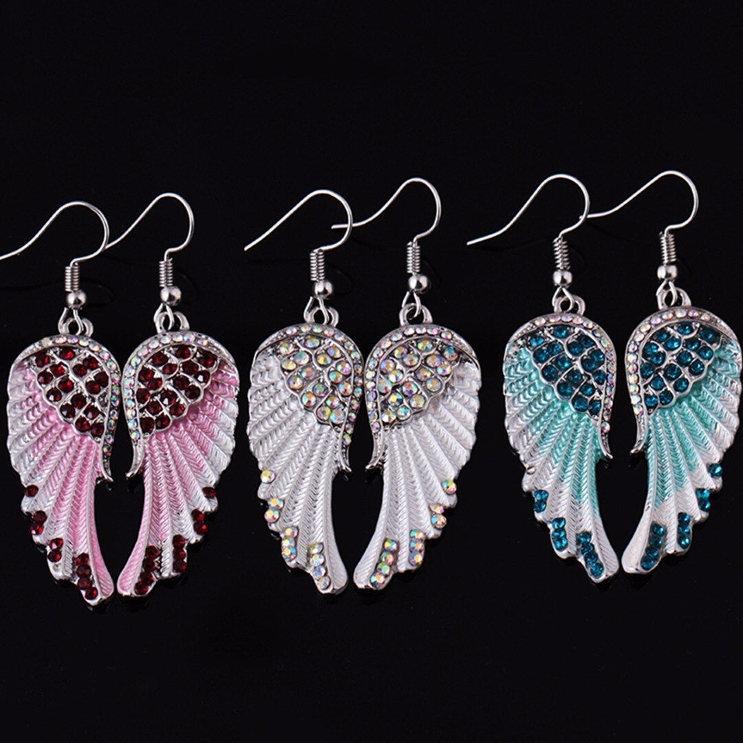 Aretes Ángel de Cristal