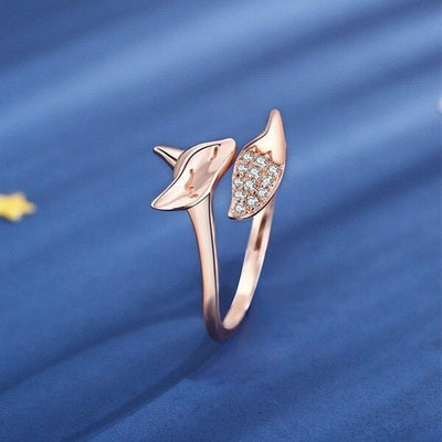 Anillo Zorro en Plata Rose