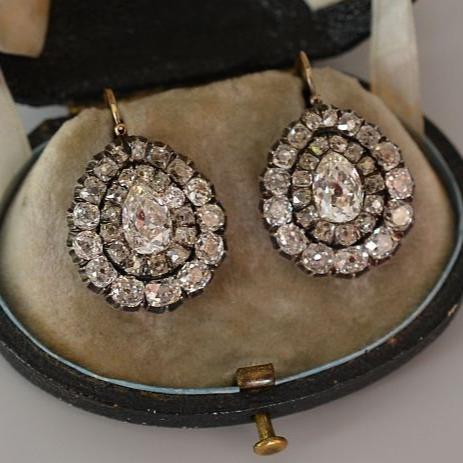 Aretes Mandala Brillantes Vintage