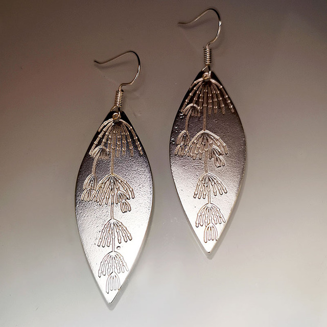 Aretes Étnicos Vintage en Plata