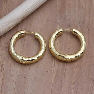 Aros en Oro Forjado Vintage